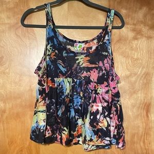 Free people neon pocket tank top s